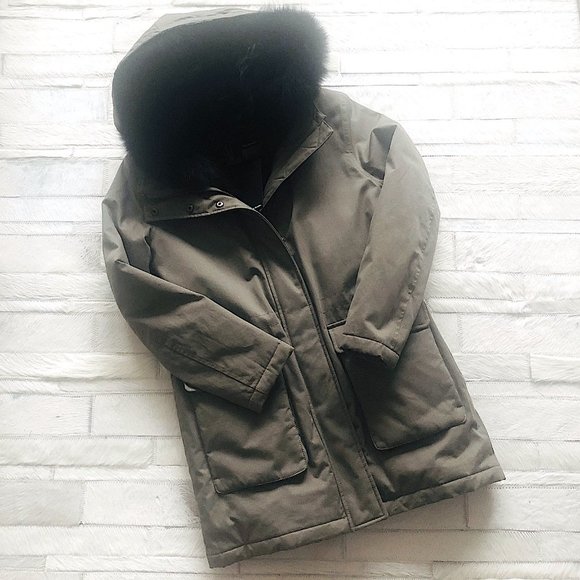 NWT The Kooples Faux Fur Lined Hooded Parka - Picture 5 of 10